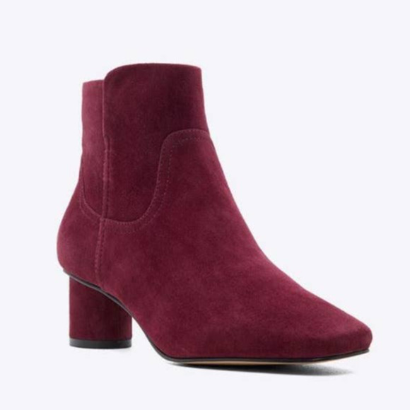 Draper James Burgundy Bethany Bootie NEW Size 10 - Picture 1 of 11